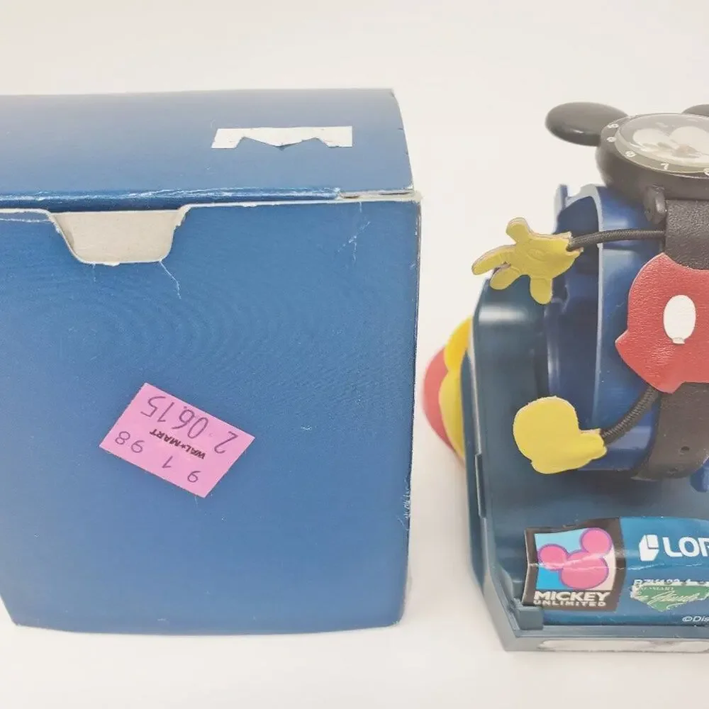 Disney X Lorus Mickey Mouse Vintage Full Body Watch NOS